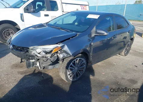 2014 Toyota Corolla S Plus from USA, damaged, VIN 5YFBURHEXEP023588
